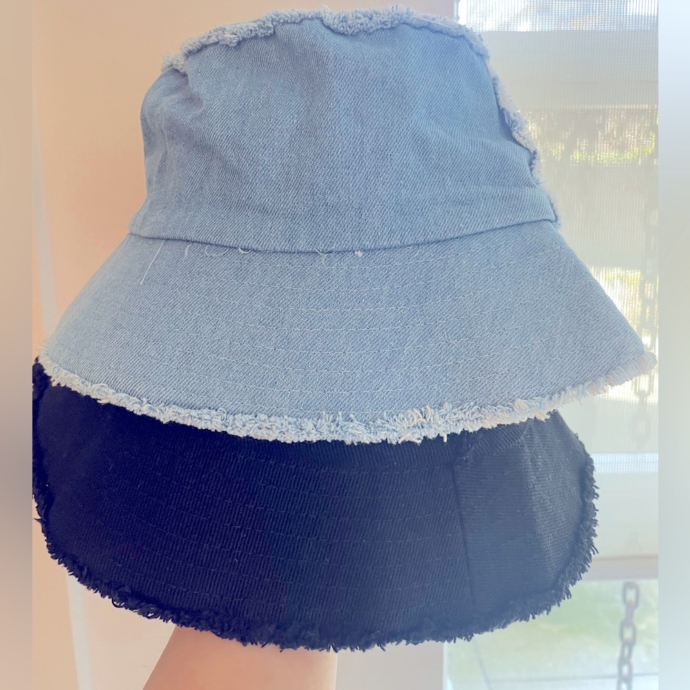 Denim bucket hat